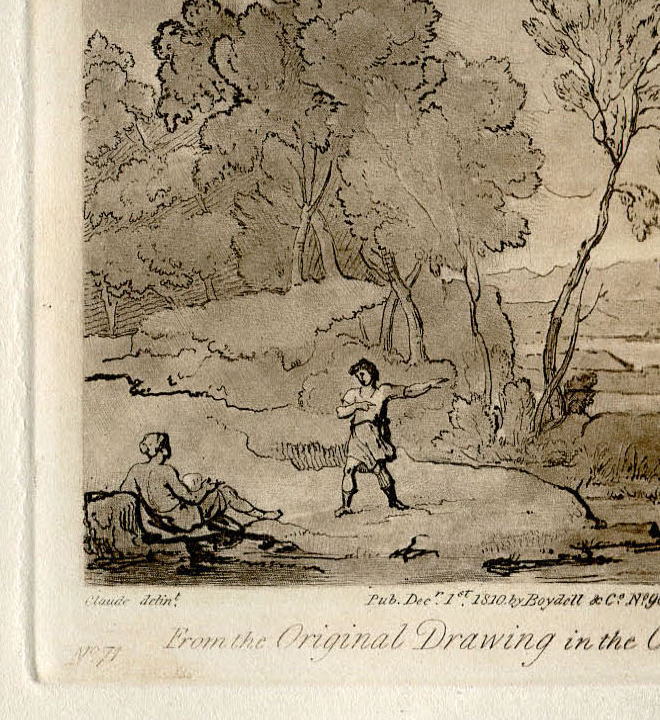 限定品新作1810年 クロードロラン「真実の書」~No.71 銅版画、エッチング